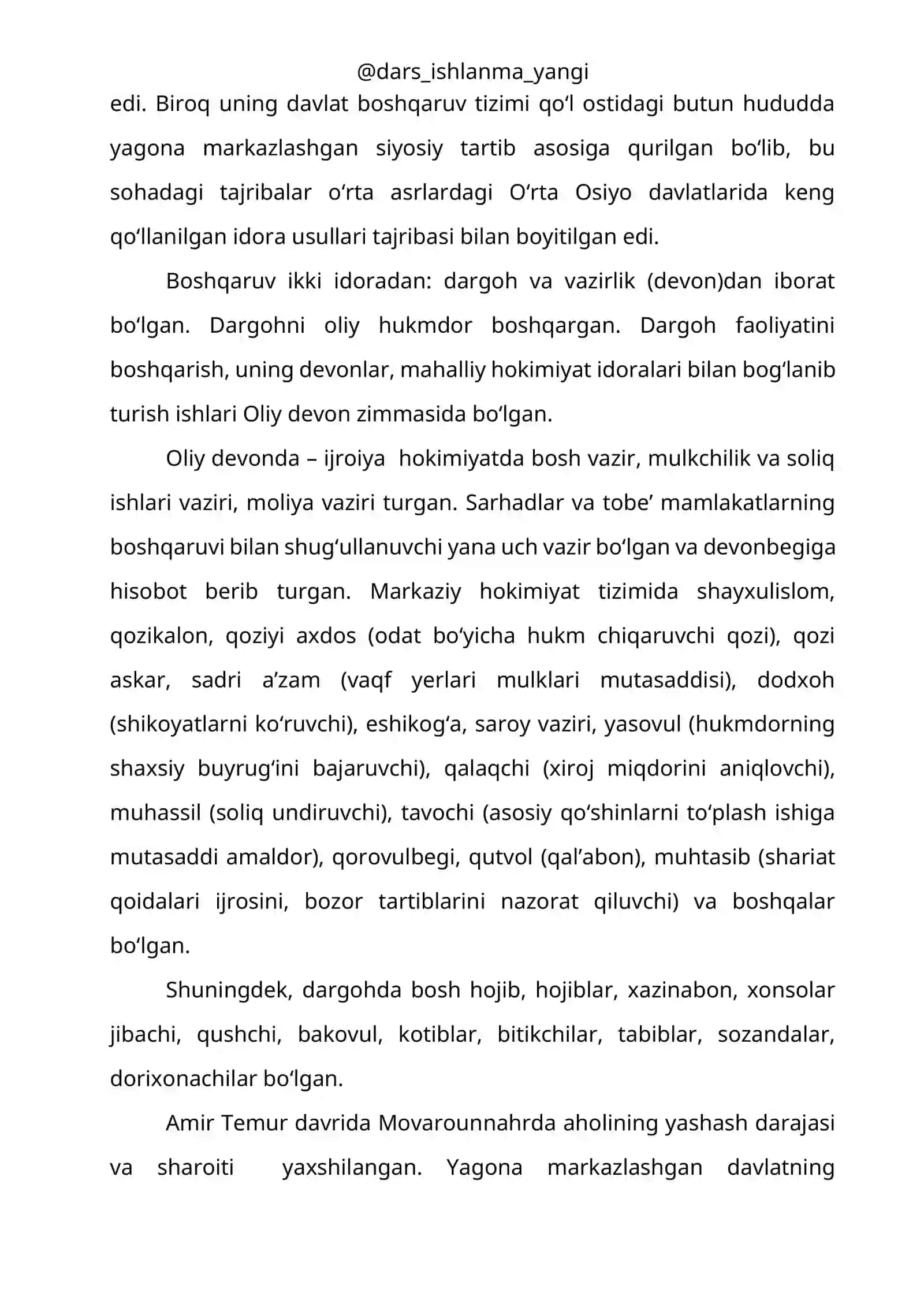 Amir Temur va temuriylar davlati tarixiy geografiyasi 4