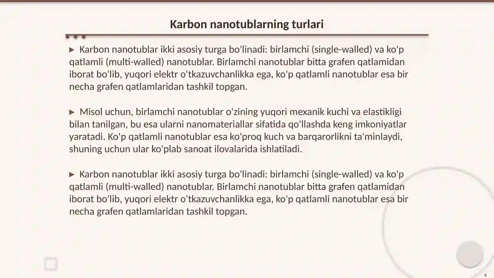 Karbon Nanotube CNTs 4