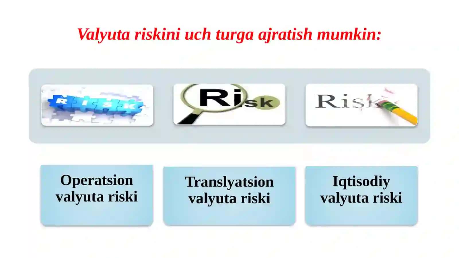 Valyuta riski 4