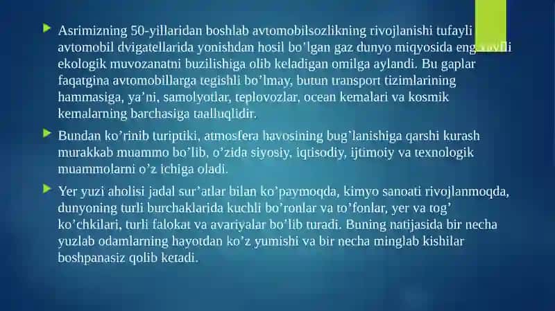 Hayot faoliyati xavfsizligi 4