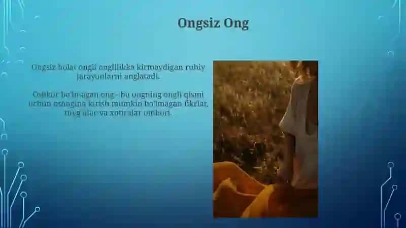 Ong taraqqiyoti va ongsizlik 4