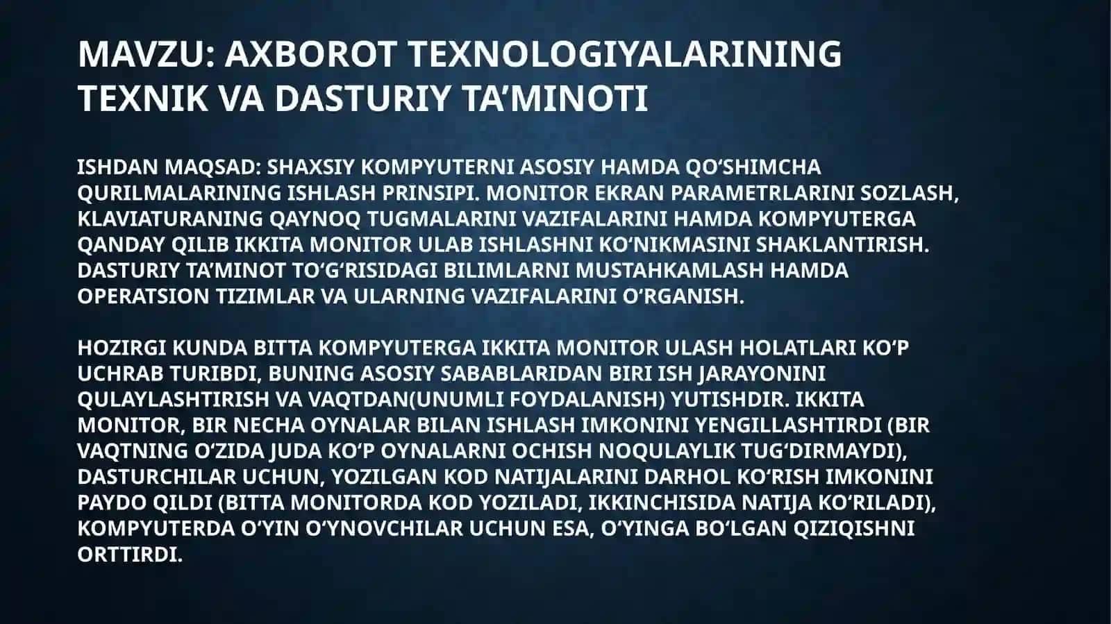 Axborotturlari, hususiyatlari va axborotlar ustida amaliy amallar 4