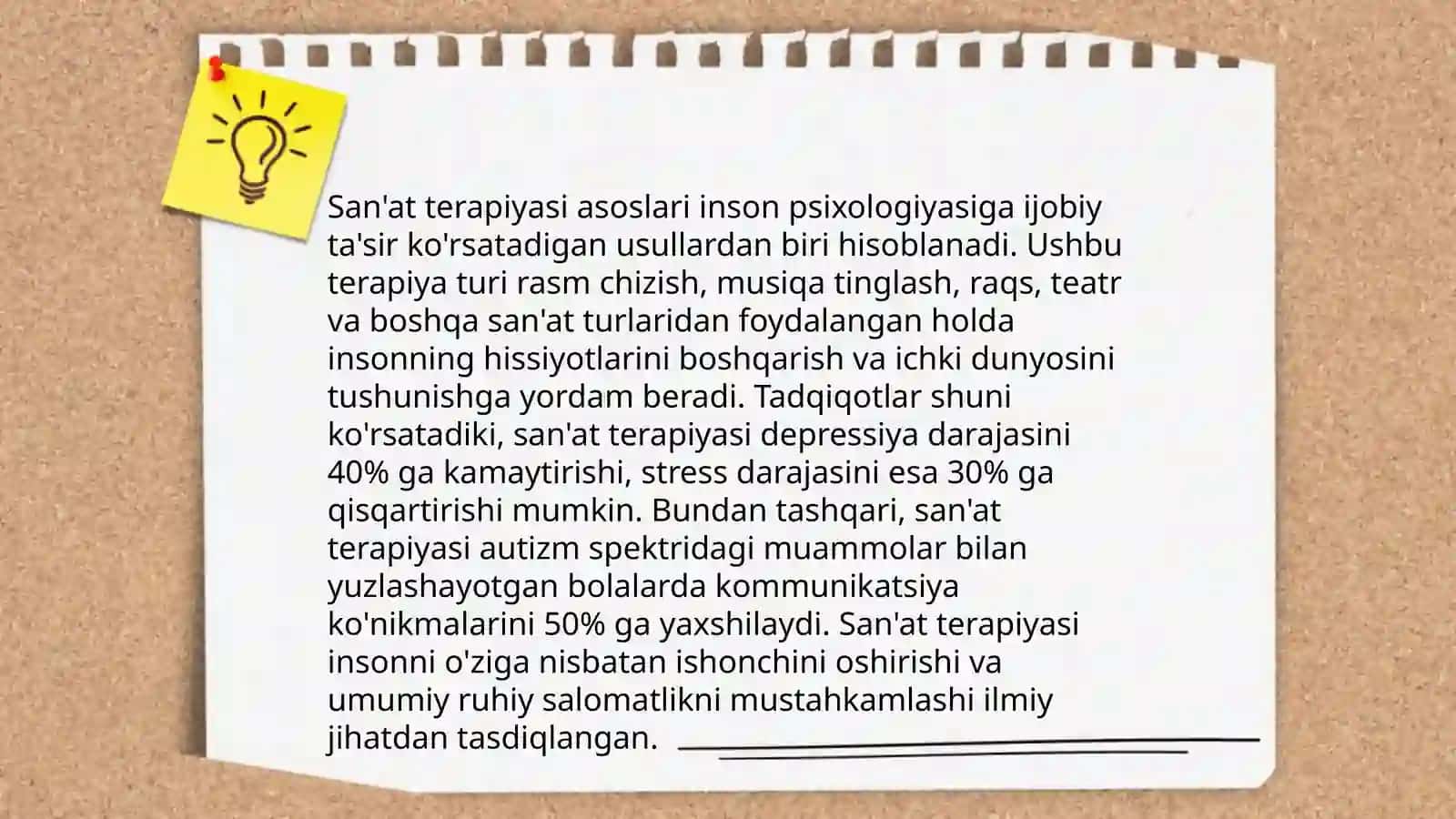 Pedagog o‘qituvchilarining hissiy zo‘riqishini oldini olishda san'atning imkoniyatlari 4