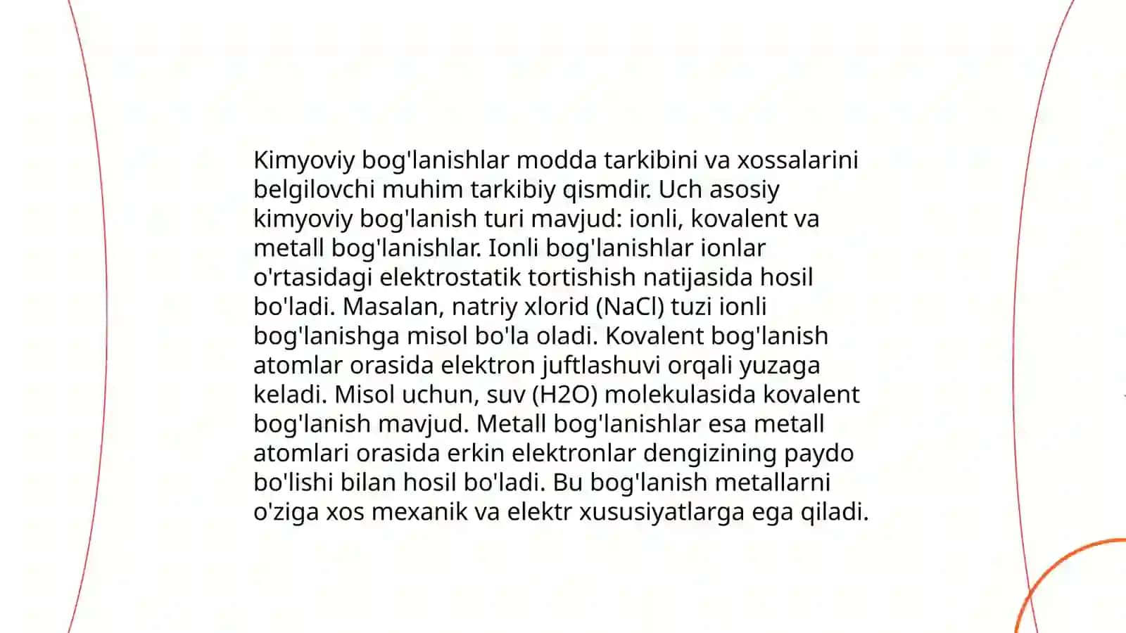 Ximiyaliq baylanislar 4