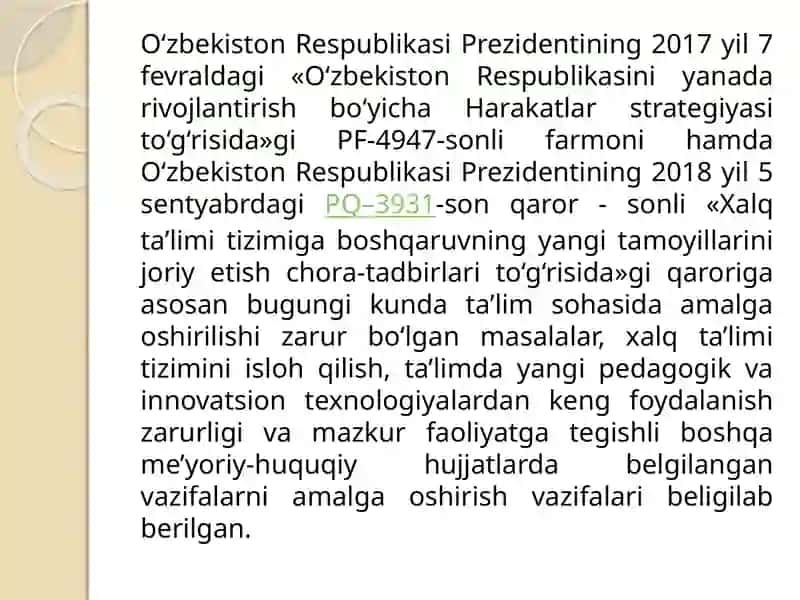 Innovatsion jarayonni boshqarish 4