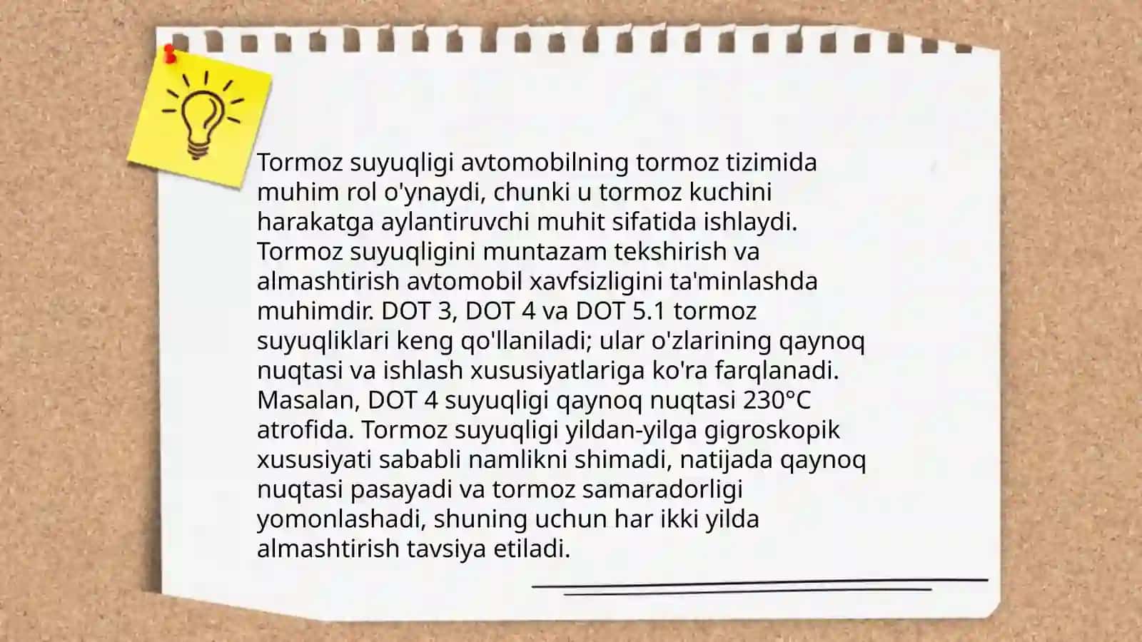 Avtomobillarda ishlatiladigan maxsus suyuqliklar 4