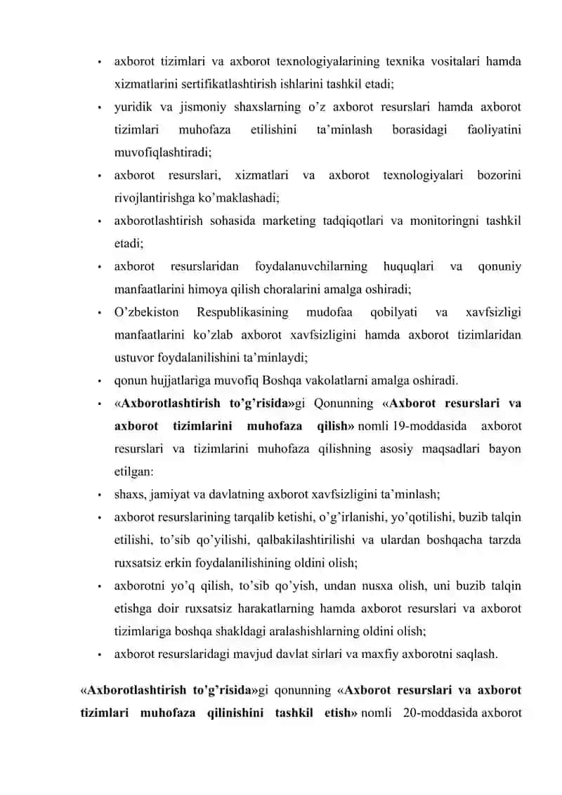 DAVLAT ORGANLARINING MEYORIY HUJJATLARI 4