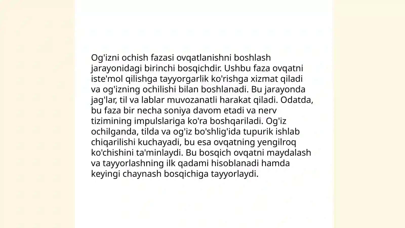 Chaynash jarayonining boshlanishi 4