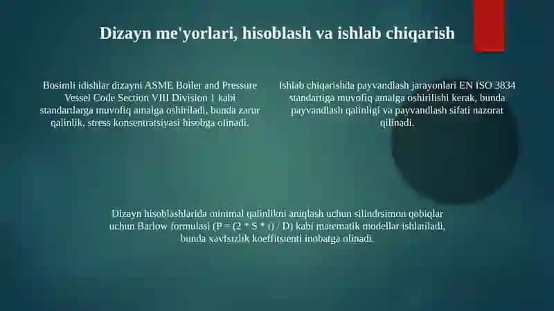 Bosimli idishlar va apparatlar 4