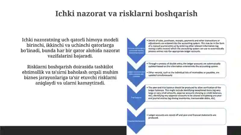 Moliyaviy hisobot va nazorat tizimini shakllantirish 4