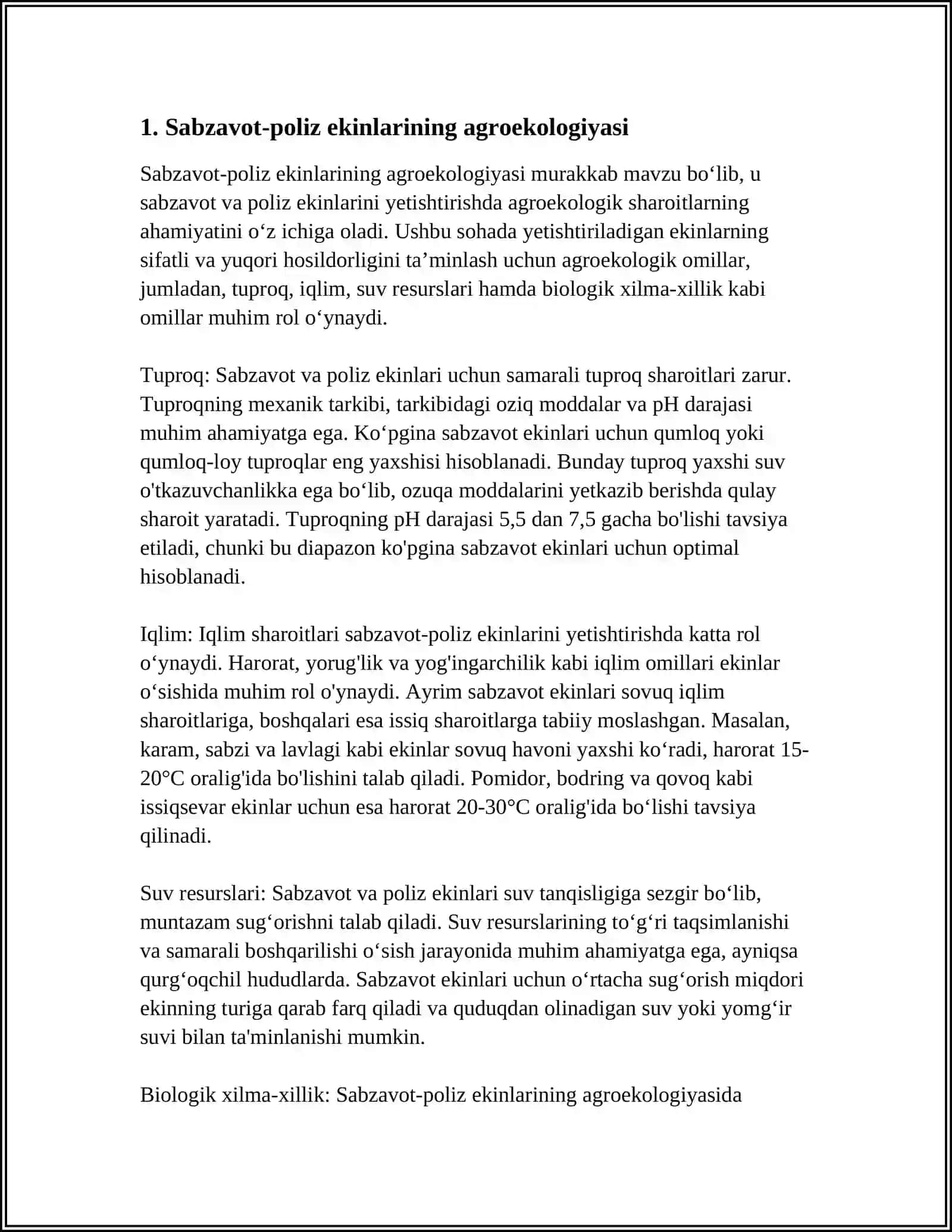 SABZAVOT-POLIZ DORIVOR O'SIMLIKLARNING BIOEKOLOGIYASI 4