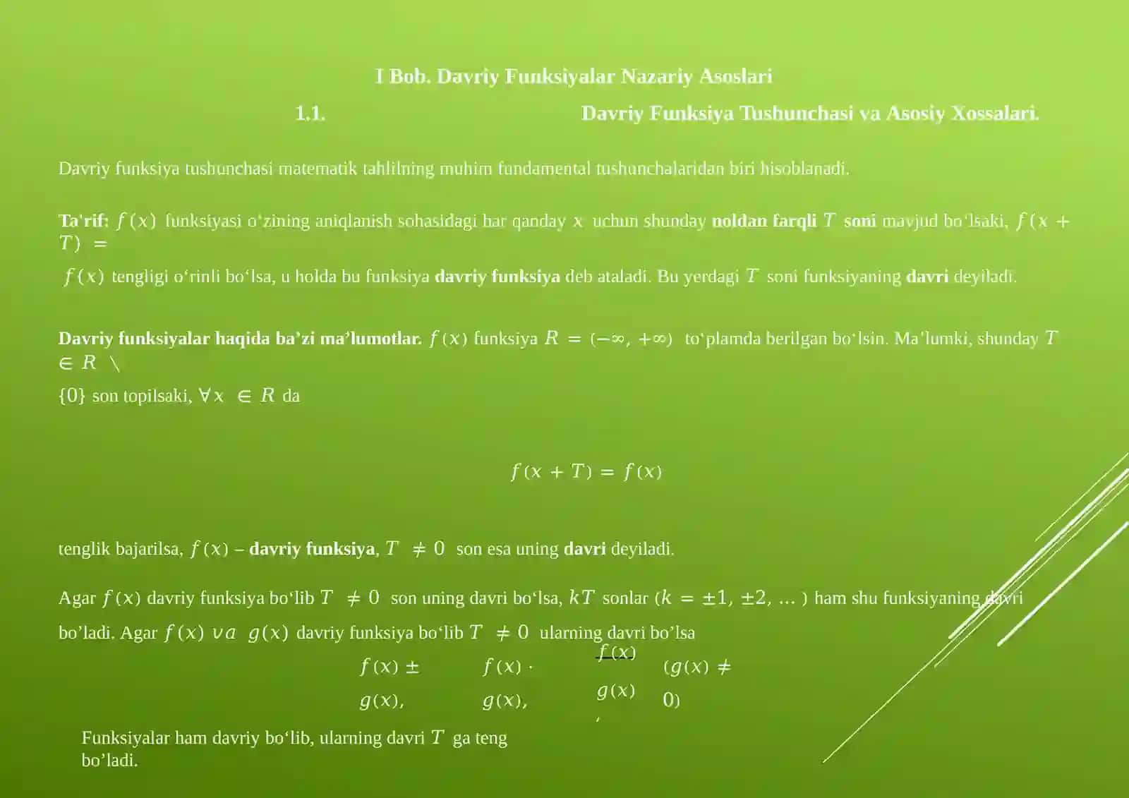 "MATHEMATICAL ANALYSIS OF FUNCTIONS" 4