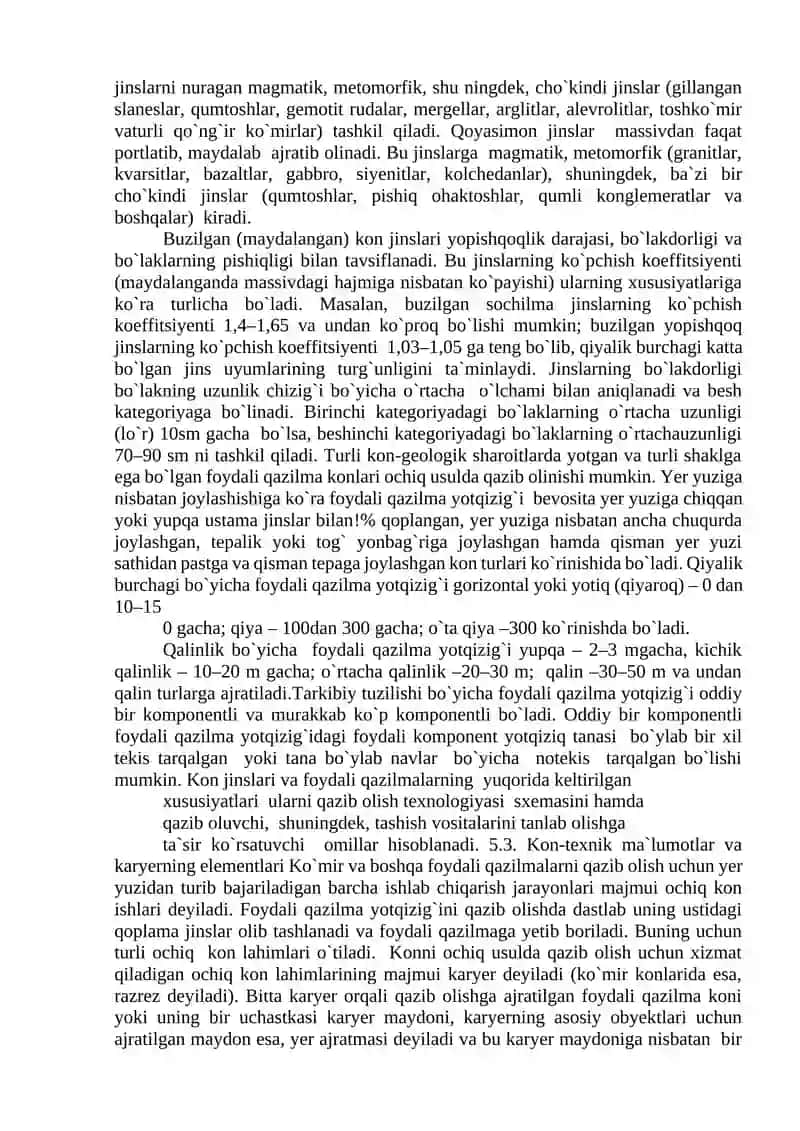 Ochiq konchilik ishlari uchun sharoshkali burg‘ilash dastgohlari 4