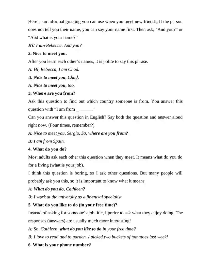 Daily Speaking Expressions 4