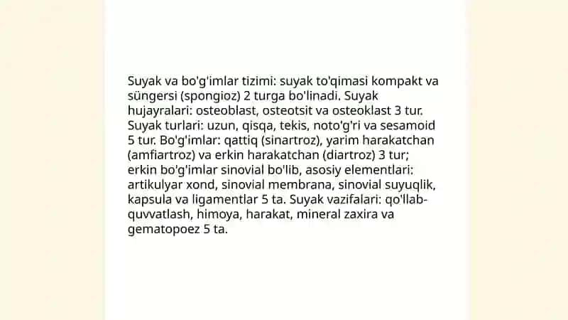 Hayvonlar anatomiyasi, fiziologiyasi 4