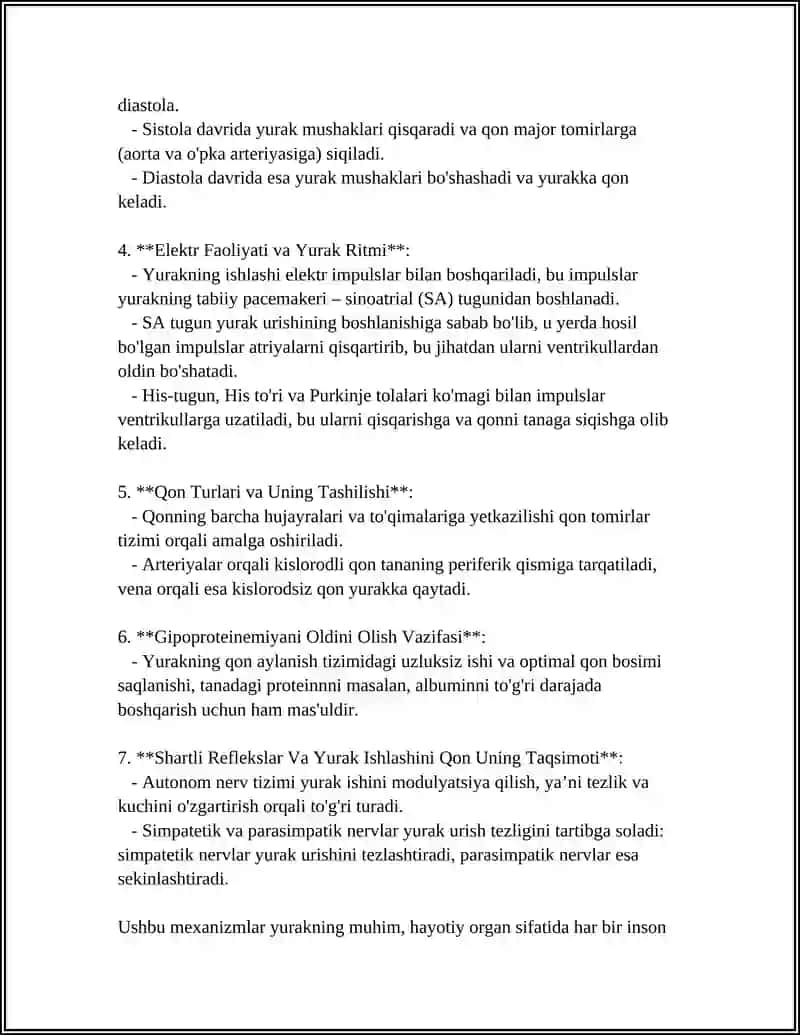 YURAK FAOLIYATI 4