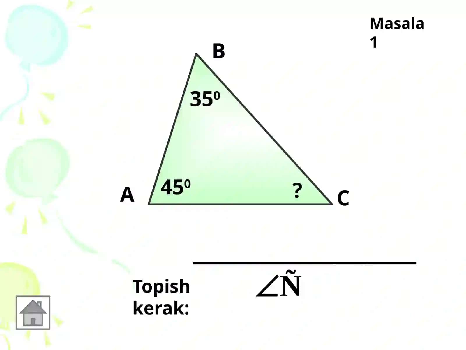 Tayyor  chizmalarda masalalar  yechish 4