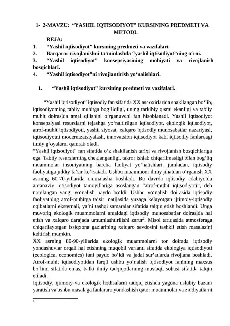 "2030–2030 yillarda O‘zbekiston Respublikasini 'yashil' iqtisodiyotga o‘tish strategiyasi" 4