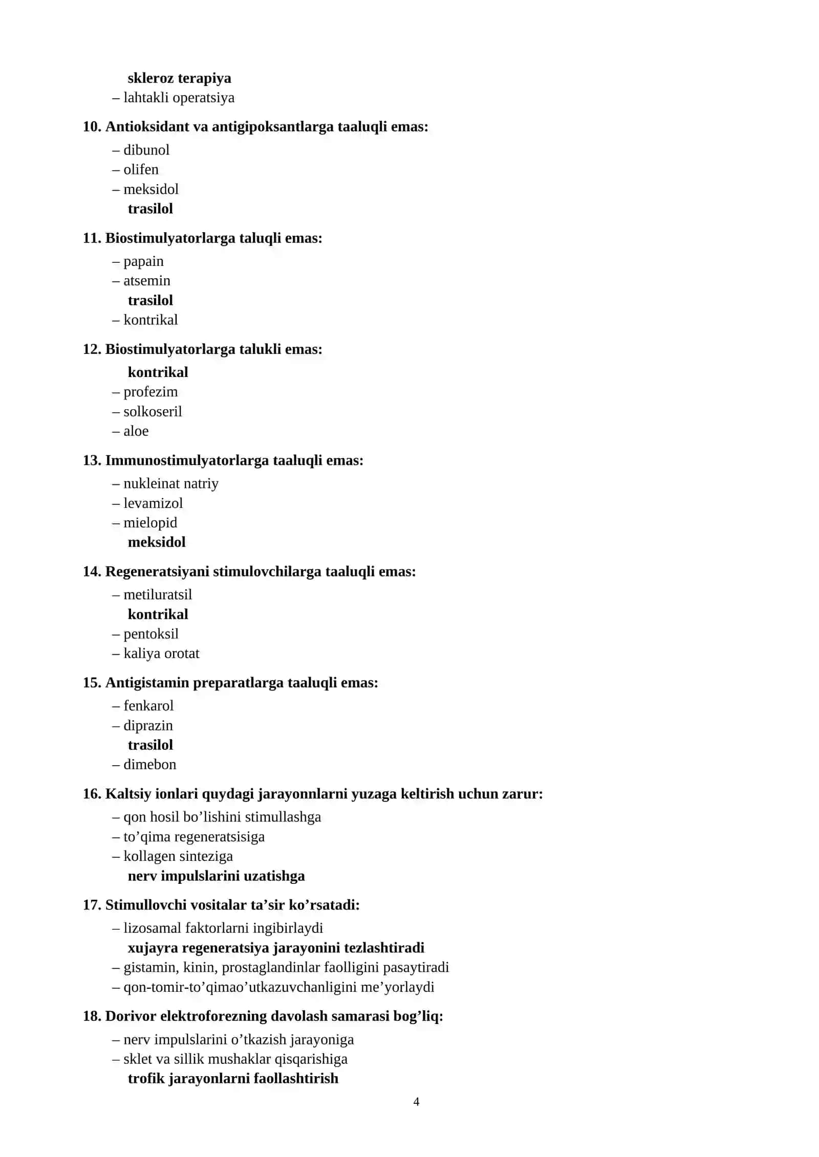 PARODONTOLOGIYA ATTESTATSIYA VA NOSTRIFIKATSIYA TESTLARI 4