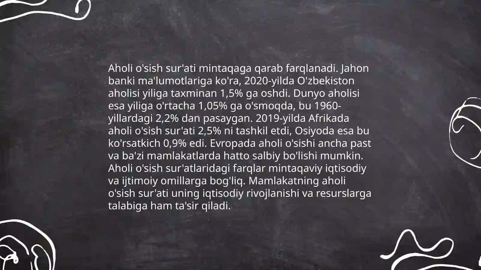Farg'ona viloyati Beshariq tumani aholisining oxirgi 5 yillik demografiyasi 4