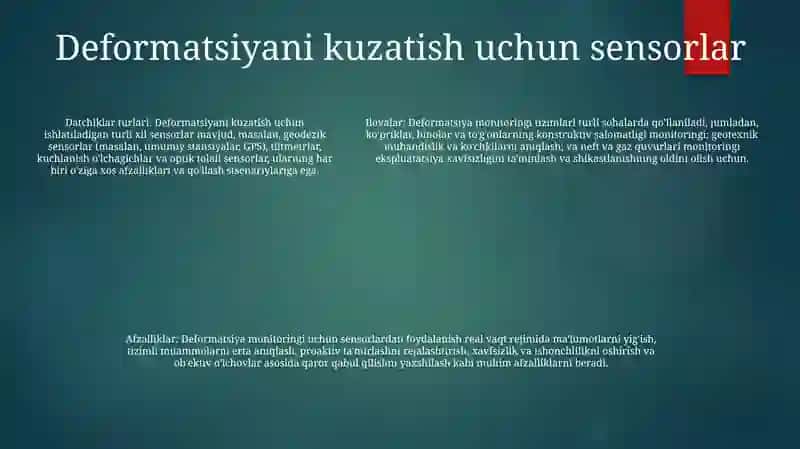 Bino Va Inshootlarning Deformatsiyasini Kuzatish 4