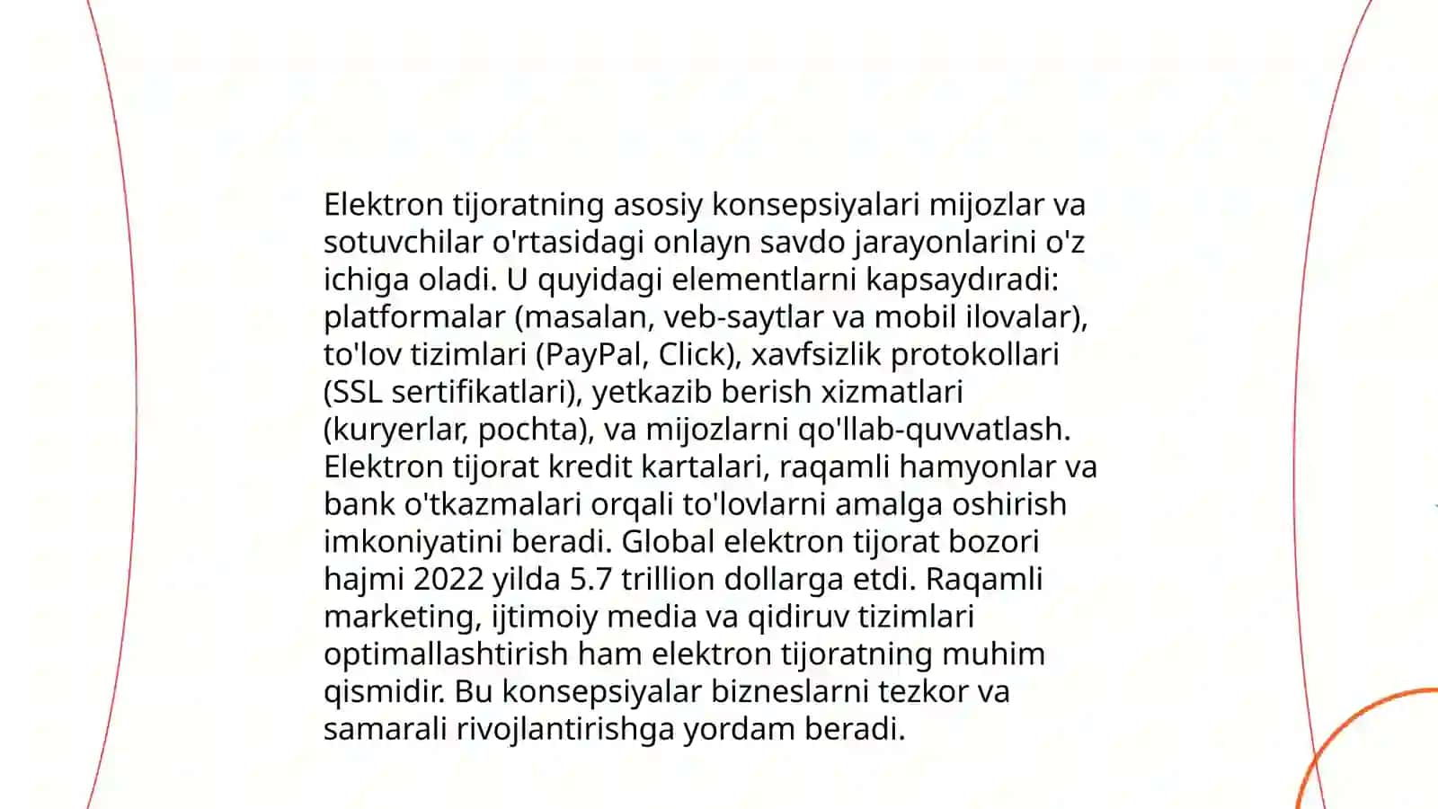 Elektron tijorat texnologiyalari va internet tijorati mazmuni 4