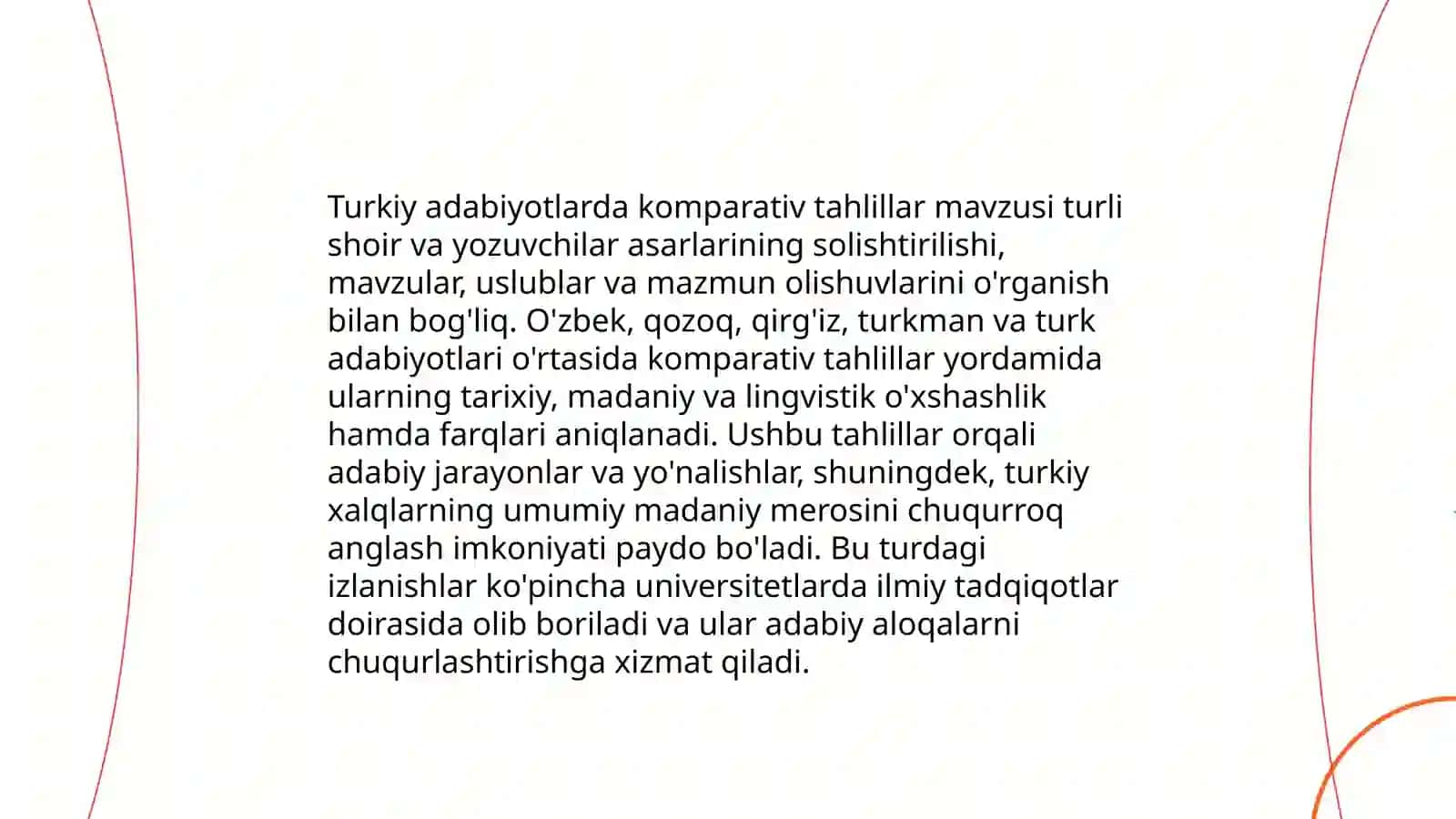 O'zbek adabiyotshunosligidagi komparativistik tatqiqotlar bibliografiyasini yaratish 4