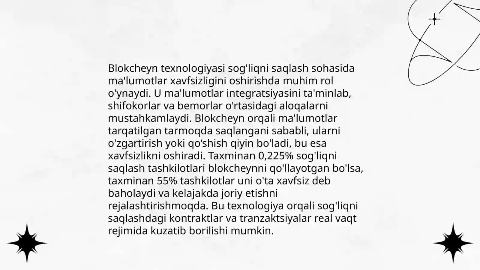 Har xil faoliyat sohalaridan bolokcheyn texnologiyasidan foydalanish hususiyatlari 4