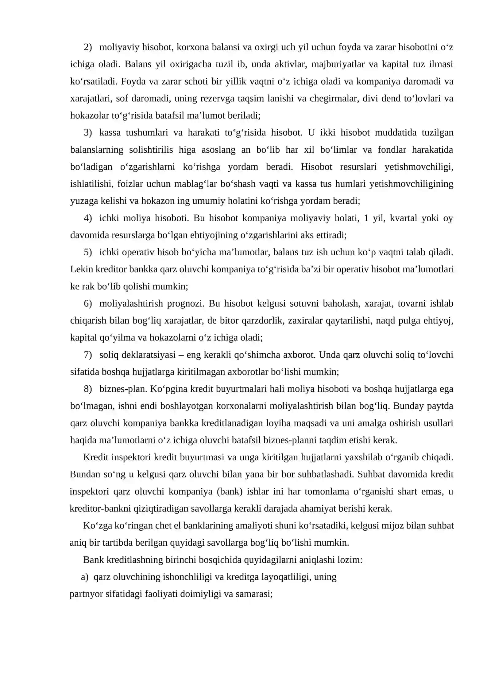 Kreditga layoqatlilik tahlili 4