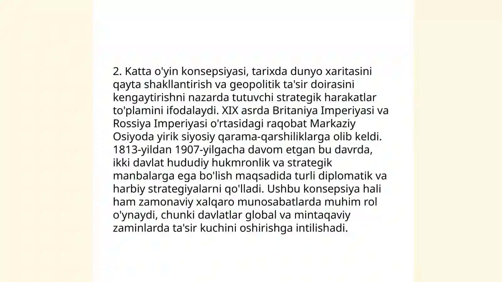 Katta o'yin konsepsiyasi 4