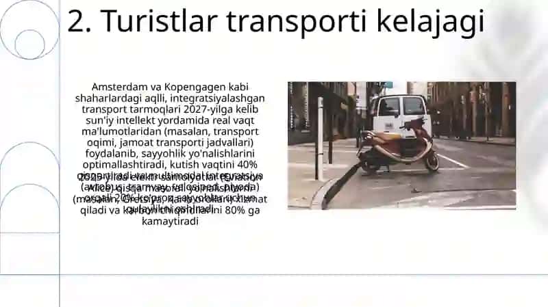 Turistlarga maxsus transport vositalarida xizmat ko‘rsatish 4