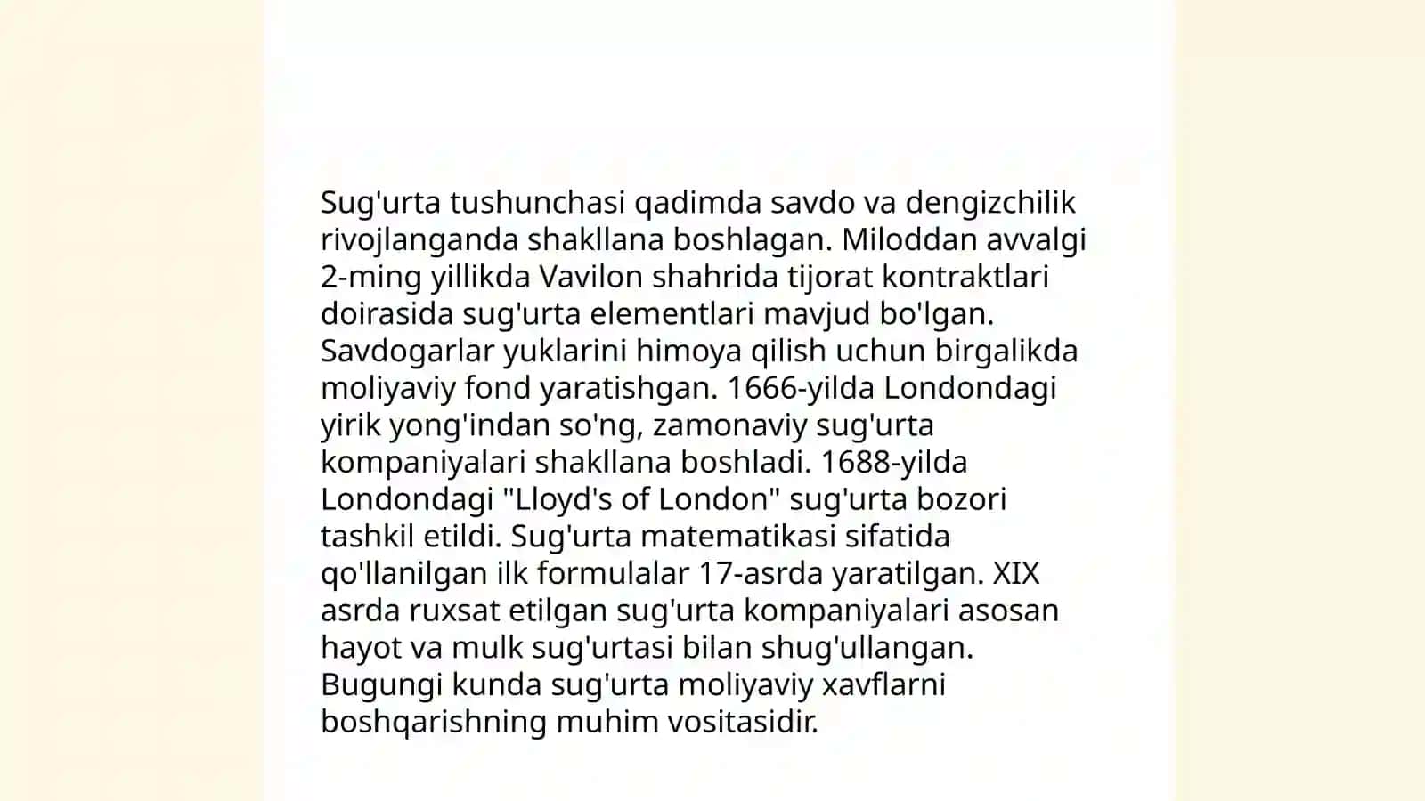 Sug'urta va iqtisodiyot aloqasi 4