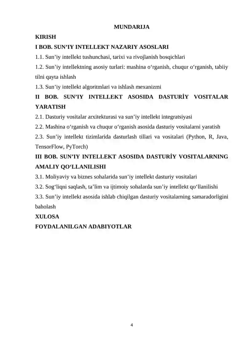 SUN'IY INTILEKT ASOSIDA DASTURIY VOSITALAR YARATISH 4