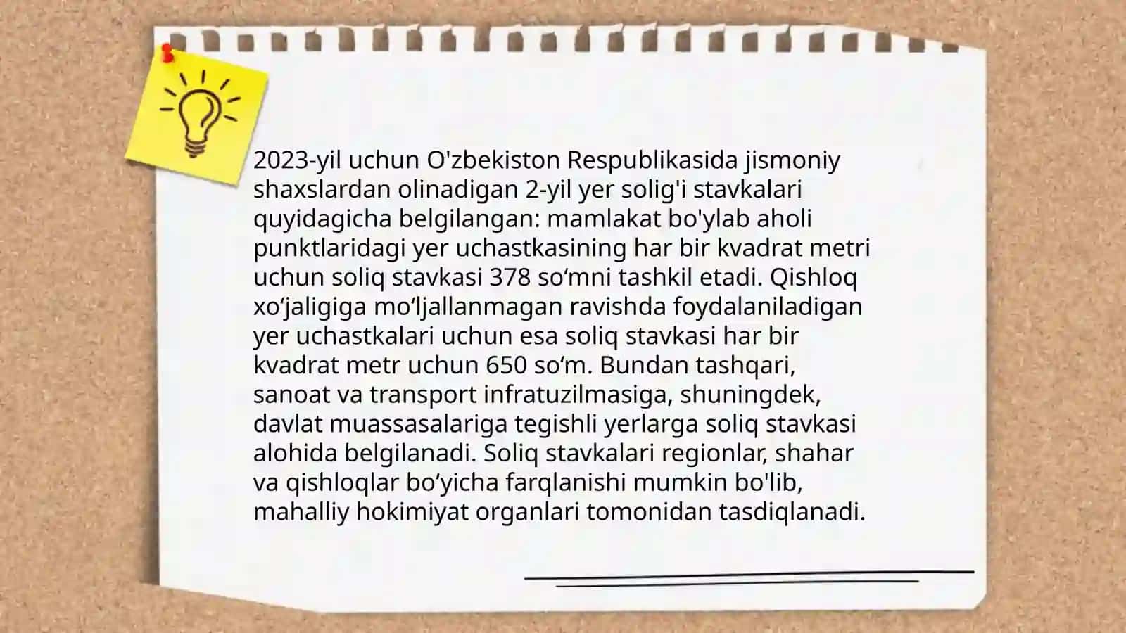 Jismoniy shaxslardan olinadigan yer soligʻi 4