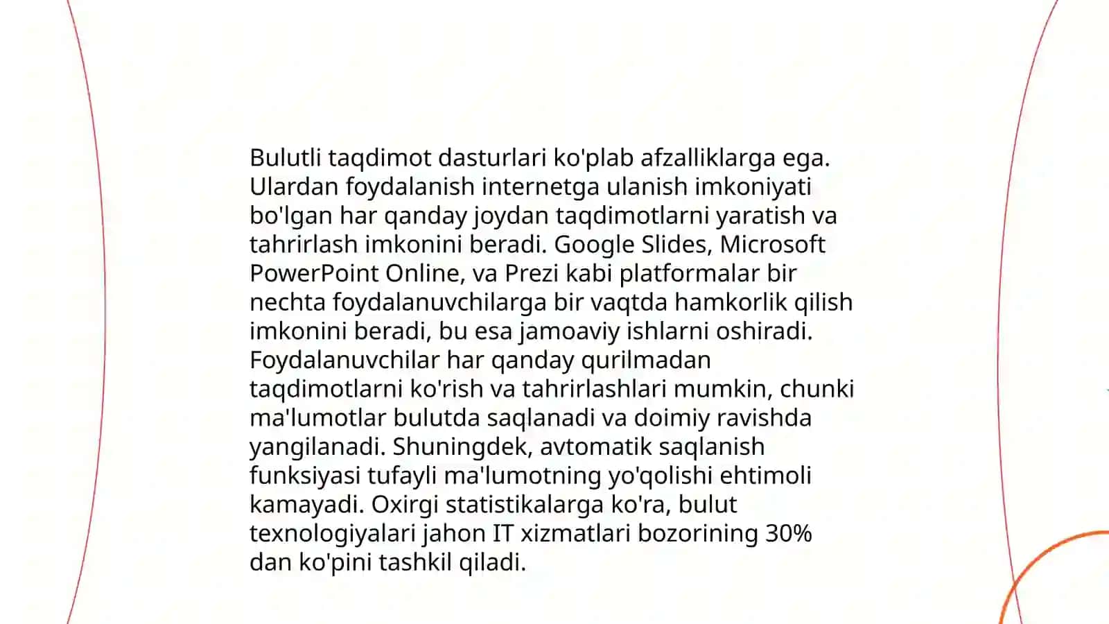 Bulutli texnologiyalar asosida ishlaydigan taqdimot dasturlari 4