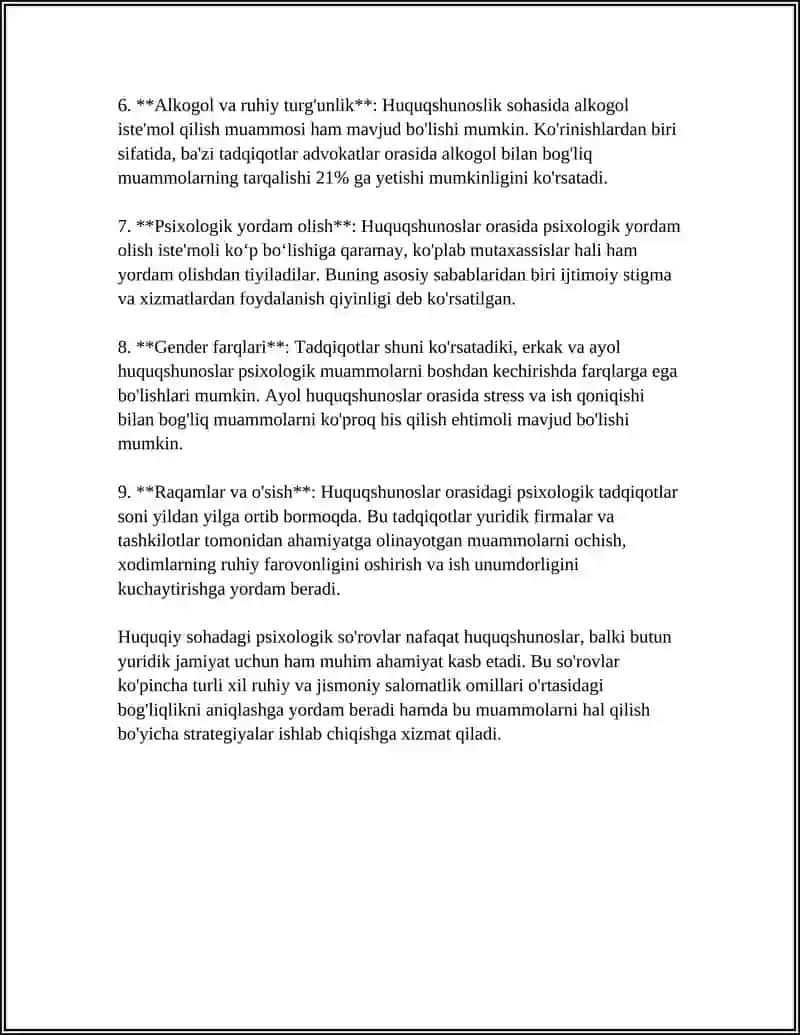 Huquqiy sohada psixologik faoliyat 4