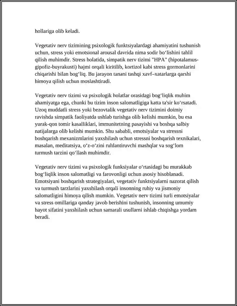 VEGETATIV NERV TIZIMINING PSIXOLOGIK FUNKSIYALARDAGI AHAMIYATI 4