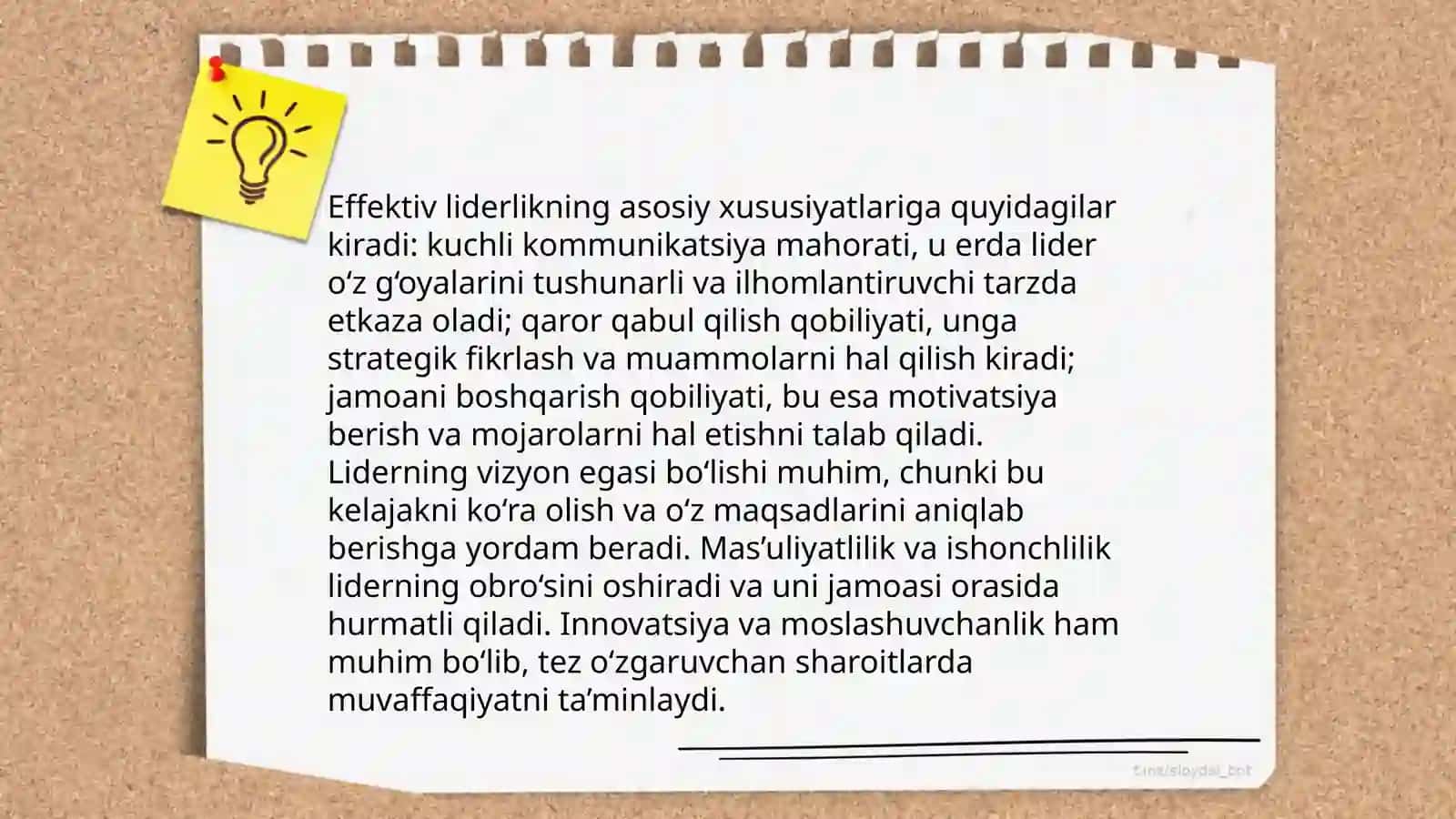 Liderlik haqida 4