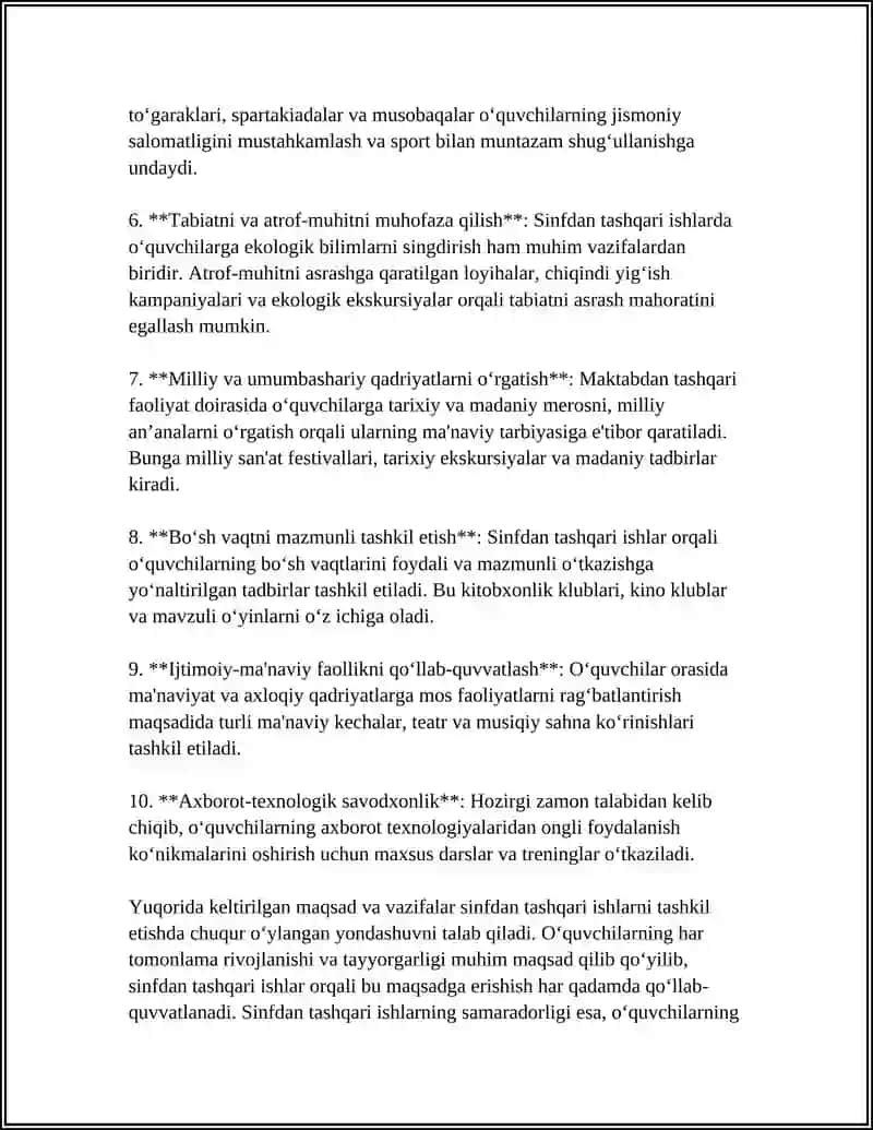 ONA TILIDAN SINFDAN TASHQARI ISHLAR 4