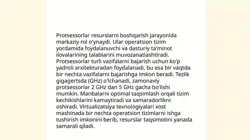 Operatsion tizimlar tahlili 4