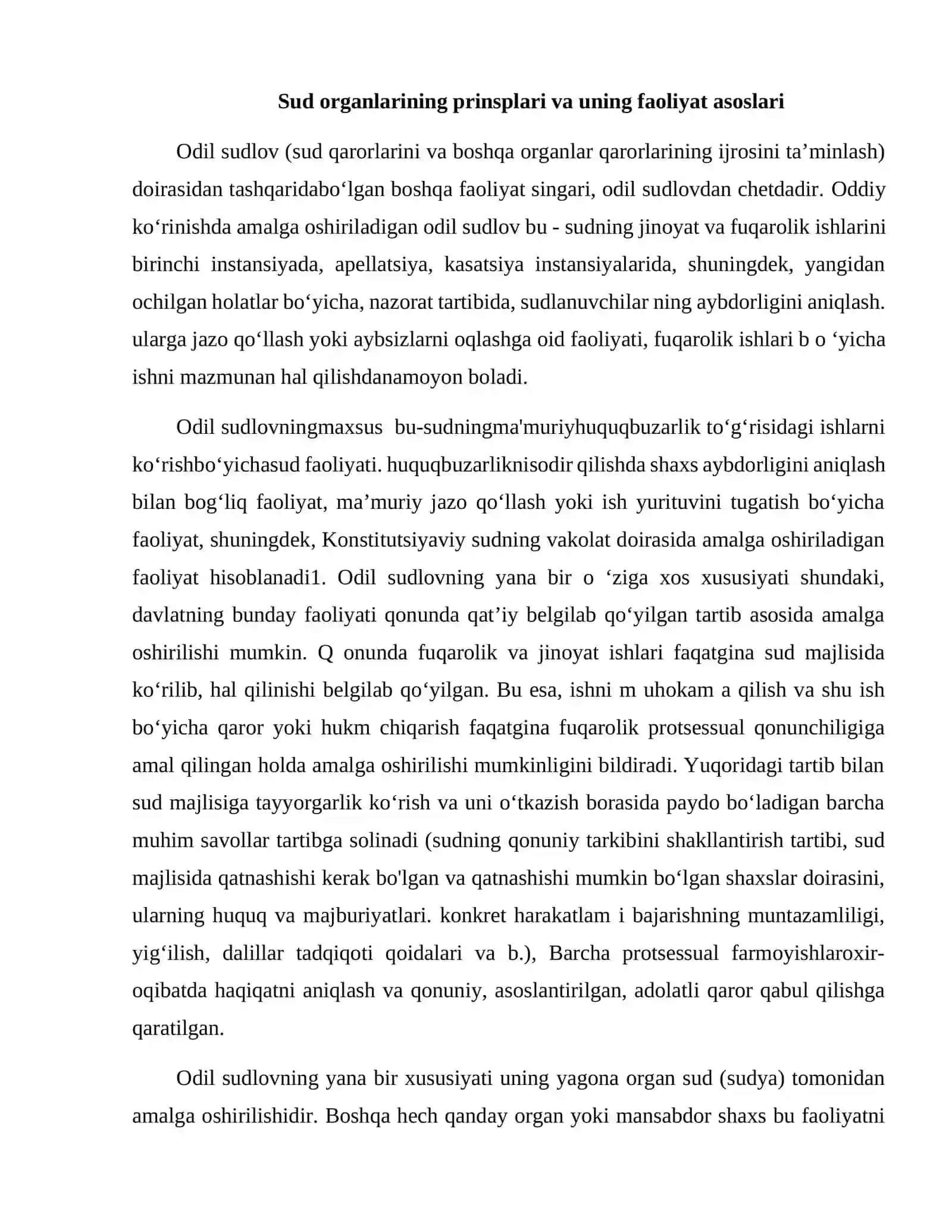 Odil sudlov va uning demokratik tamoyillari 4