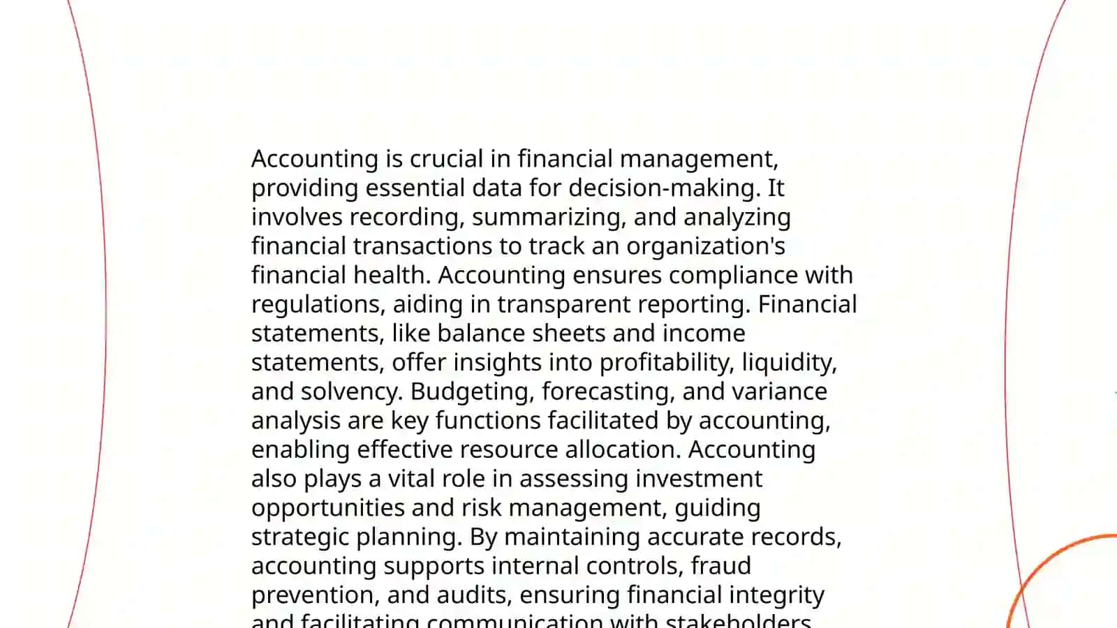 The relationship between accounting and other business functions 4