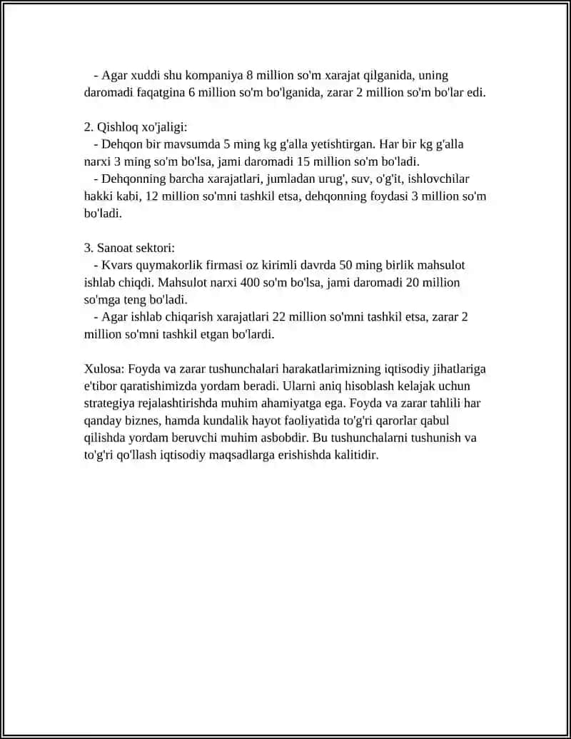 BHXS (IAS) 33."BIR AKSIYAGA TO'G'RI KELADIGAN FOYDA" 4