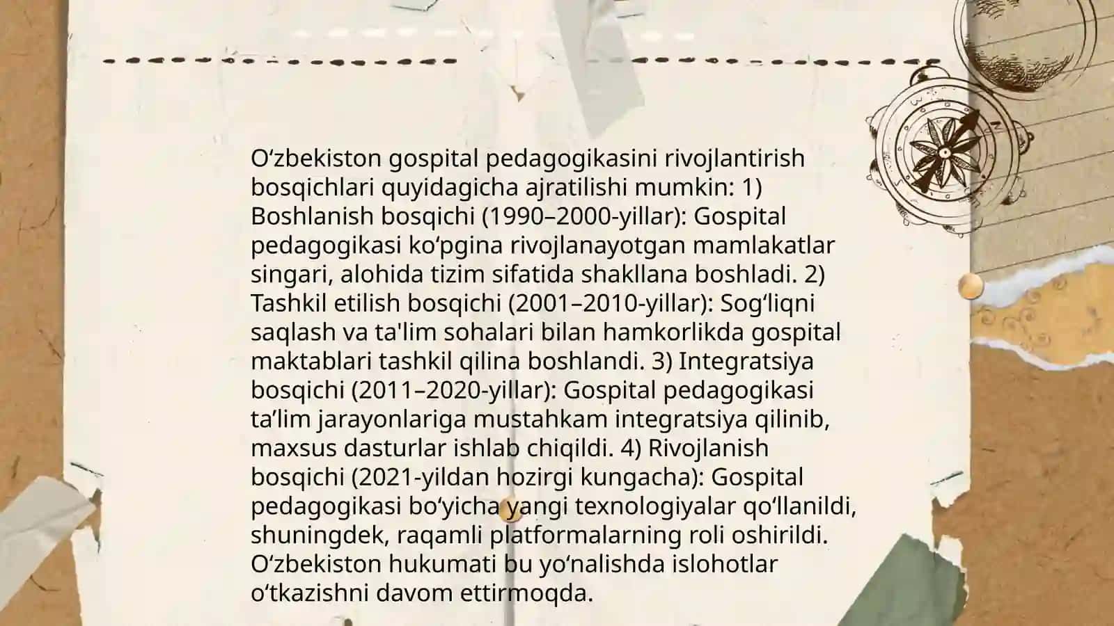 O'zbekistonda gospital pedagogikaning rivojlanish tarixi 4
