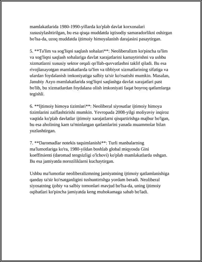 ZAMONAVIY IQTISODIY TA’LIMOTLARNING IJTIMOIY HAYOTGA TA’SIRI 4