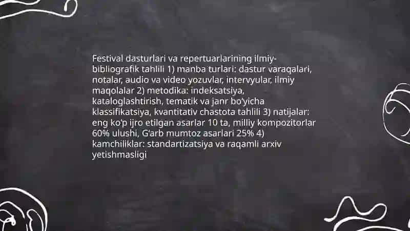 Sharq taronalari xalqaro musiqa festivali dunyo mumtoz musiqasining axborot manbasi sifatida 4