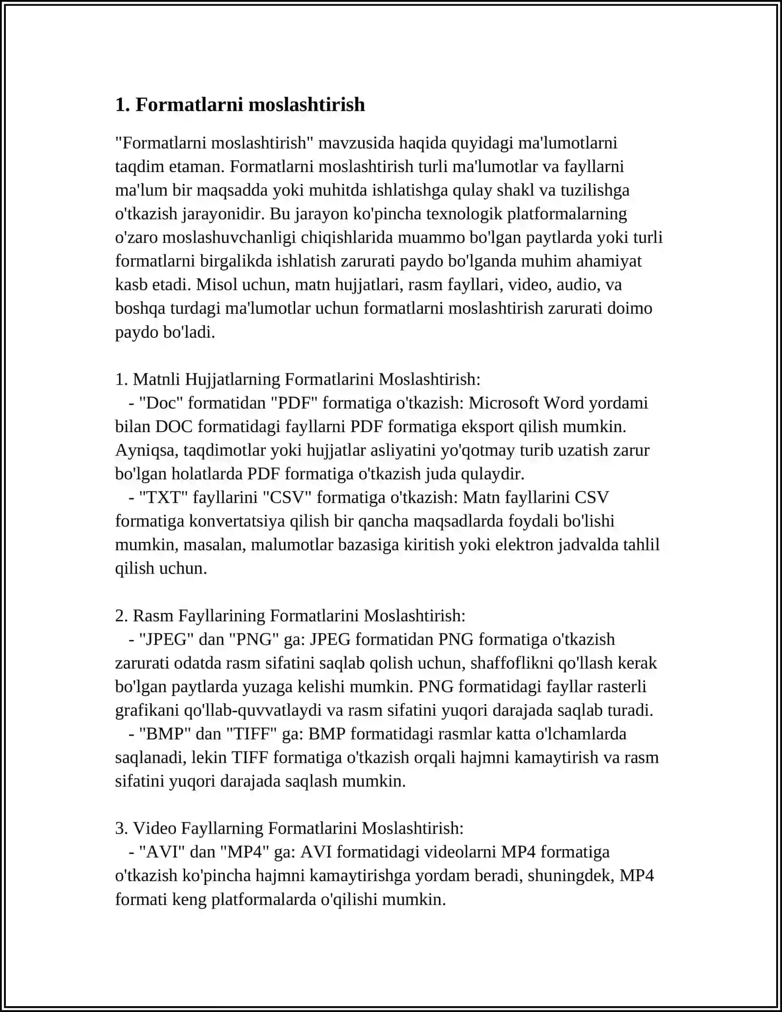 ADOBE PHOTOSHOP DASTURIDA FAYLLARNI KONVERTATSIYA QILISHNING QOʻSHIMCHA IMKONIYATLARI 4