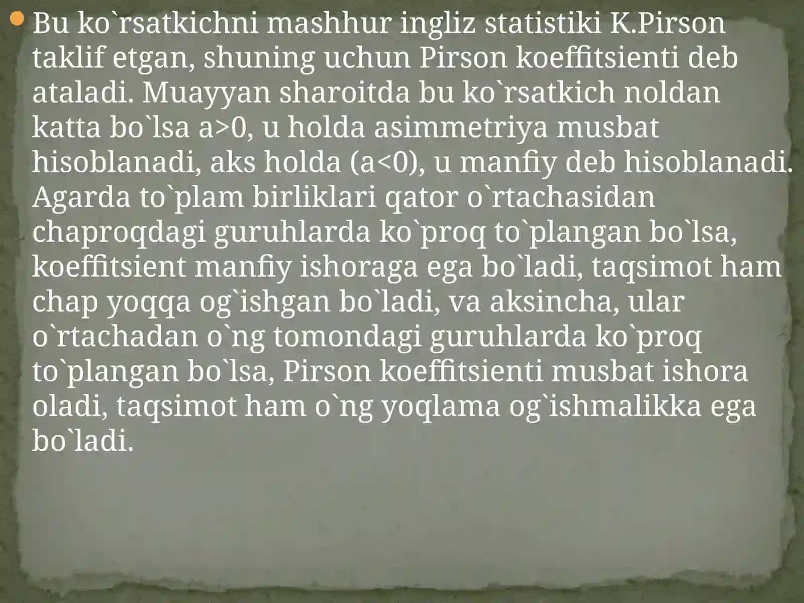 Asimmetriya va ekssess nazariyasi va amaliy jihatlari 4
