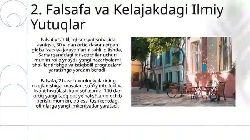 Falsafa fanining zamonaviy fanlar tizimida tutgan oʻrni 4