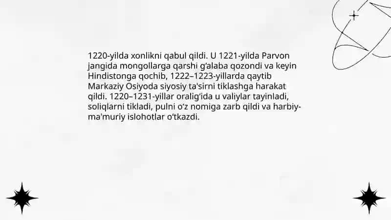 Jaloliddin Manguberdi - Vatan himoyachisi 4